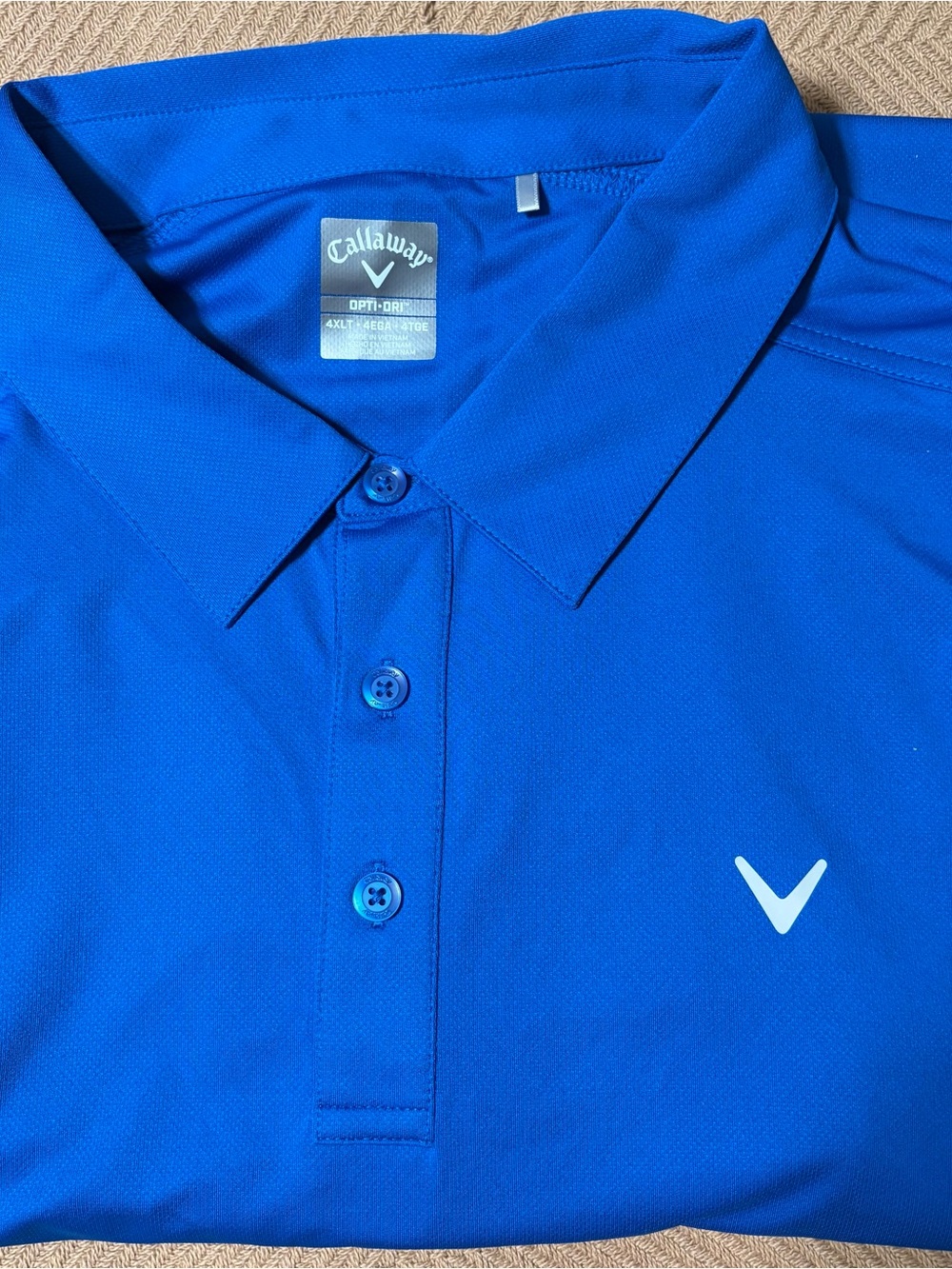 Callaway Men’s Bright Blue Golf Polo